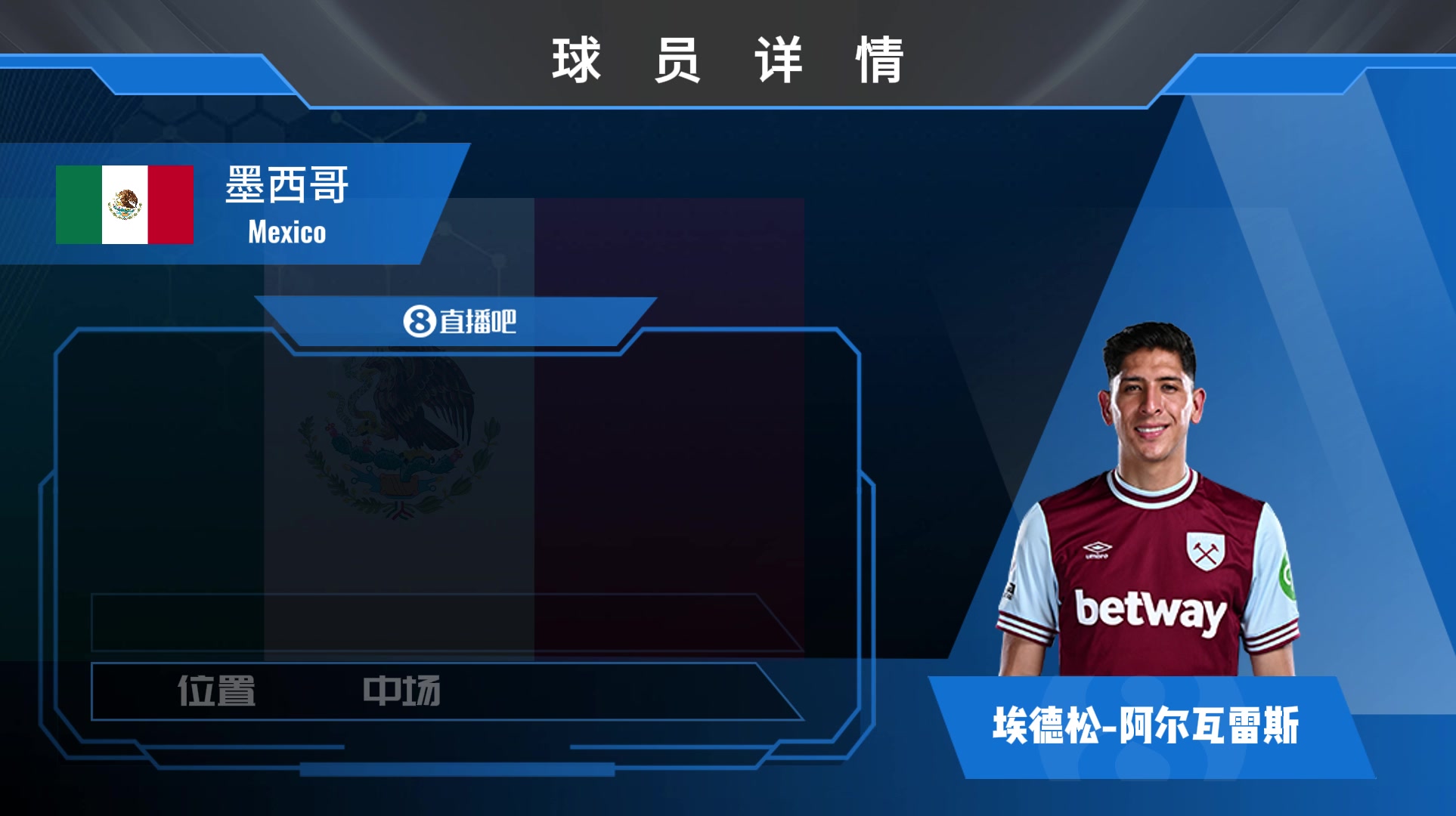 阿尔瓦雷斯球员集锦：身材高大 传控能力上佳的后腰
