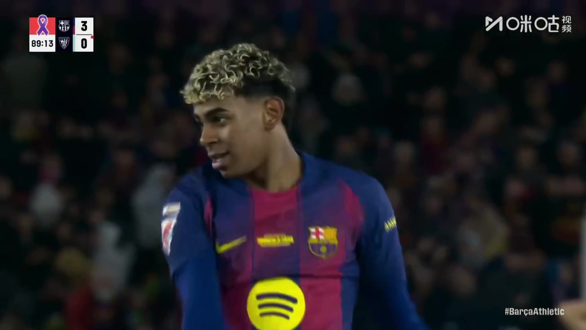 这就是天才！亚马尔连过数人后手术刀直塞，费兰单刀破门