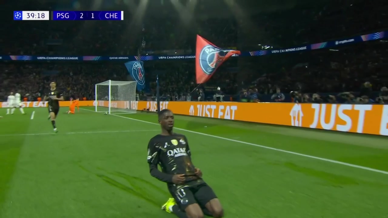 金球先生还是强啊！登贝莱一条龙反击破门，这速度太无解了！